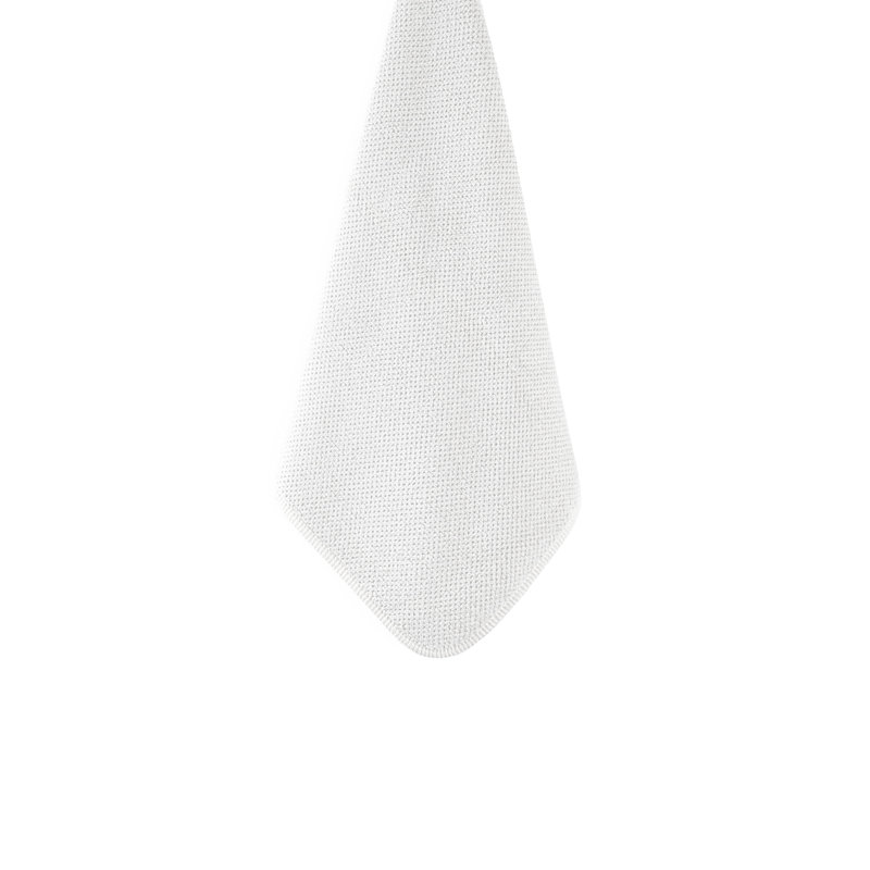Bee Waffle Waffle Towel, White, 12" W x 20" L, Fingertip Towel 1-Pack