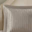 Édredon taupe charmeuse - taie décorative très moelleuse brillante 7 pièces