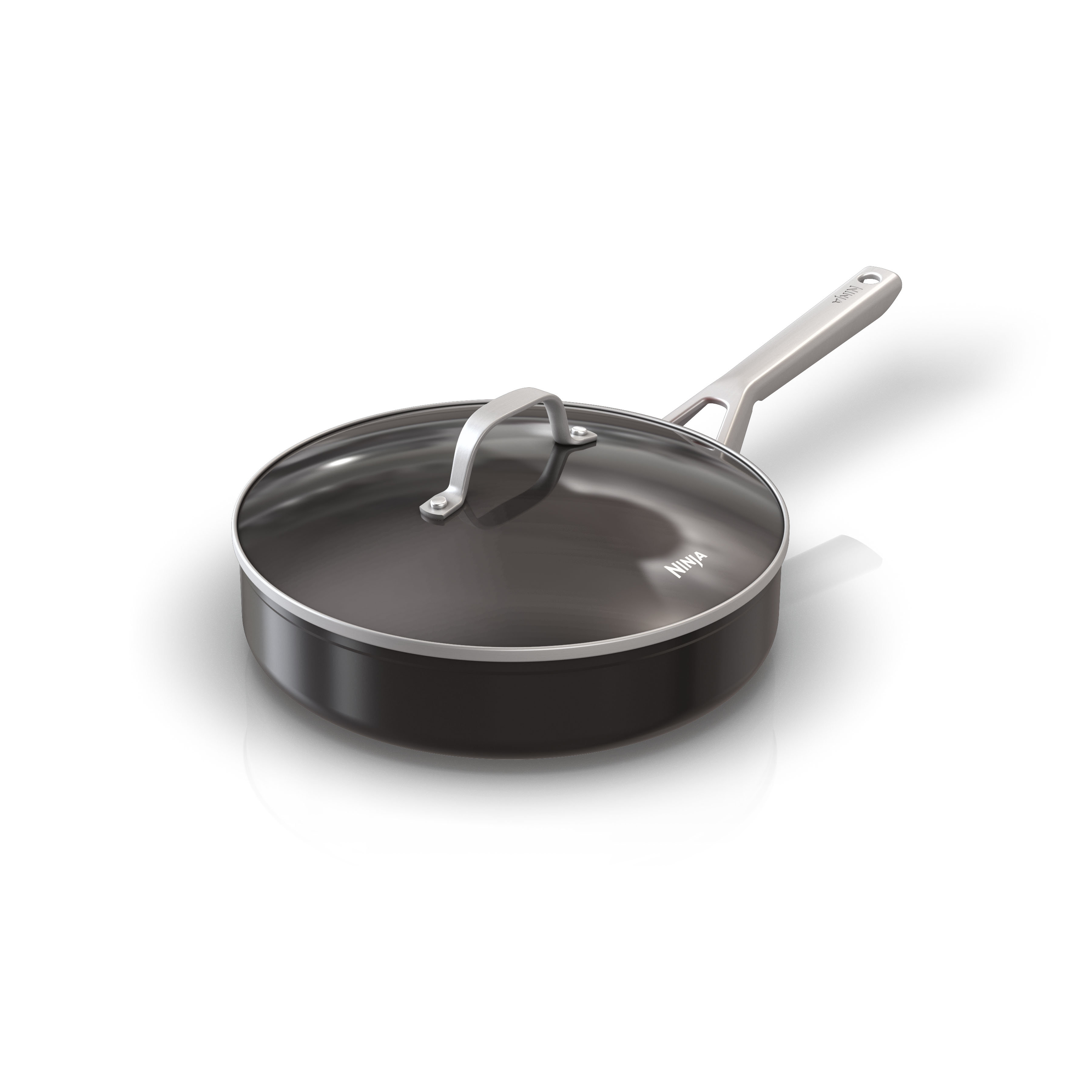 Ninja Foodi NeverStick 5-Qt. Saute Pan with Glass Lid