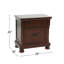 Table de chevet en cerisier antique
