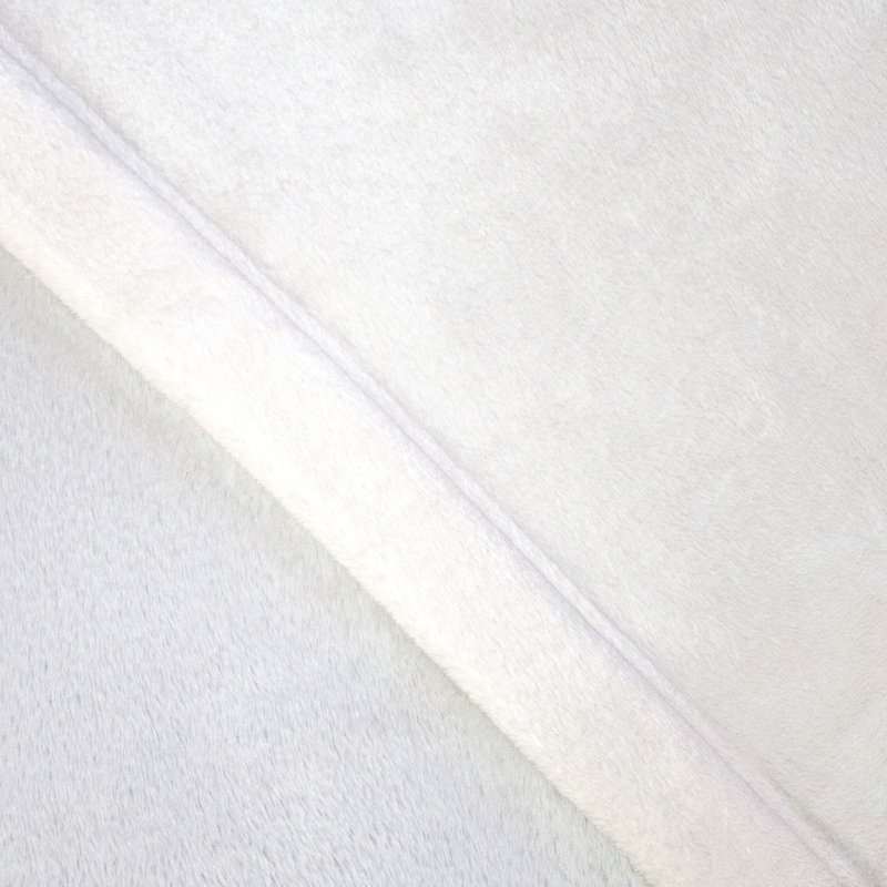  Ensemble de draps très doux en peluche, Très grand, Ivoire