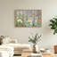 Ensemble de 1 tableau sur toile avec fleurs de cactus-129270448-129270451