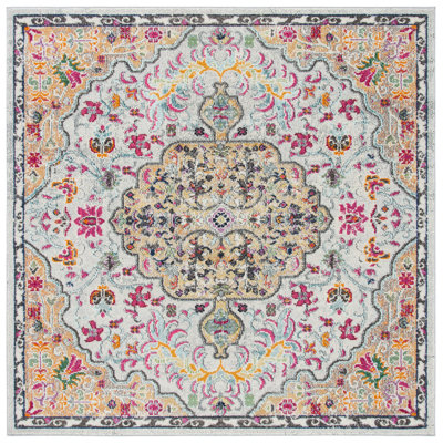 Felty Oriental Gray/Gold Area Rug