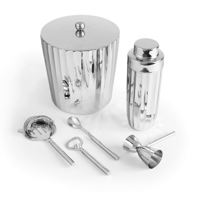 Waves Stainless Steel Bar Tool Set