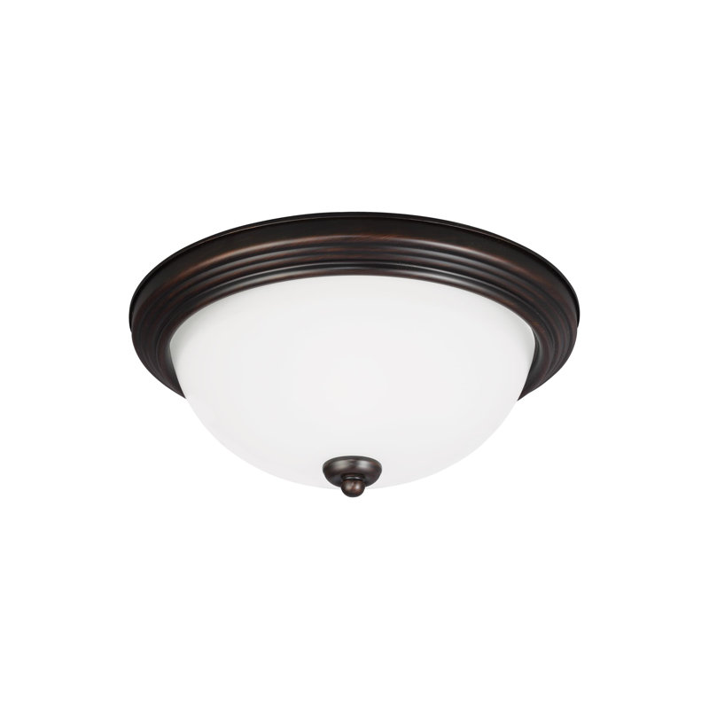 Geary Three Light Ceiling Flush Mount from Generation Lighting , 60W A19 Medium