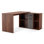 Bureau convertible en forme de L de L 53 po avec tiroir de rangement pour imprimante et classeur Eujin