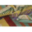 Striped Wool Kilim Oriental Area Rug 6x8