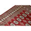 Hand Knotted Wool Area Rug in Red
