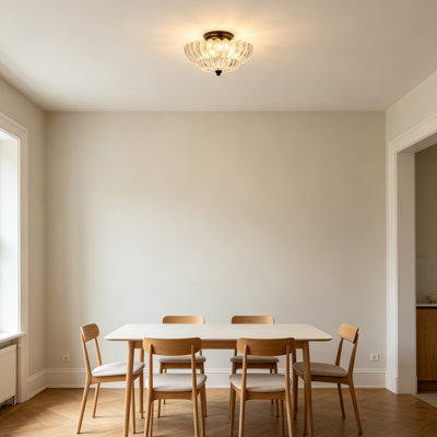 Plafonnier semi-encastré - Style Mid-Century moderne