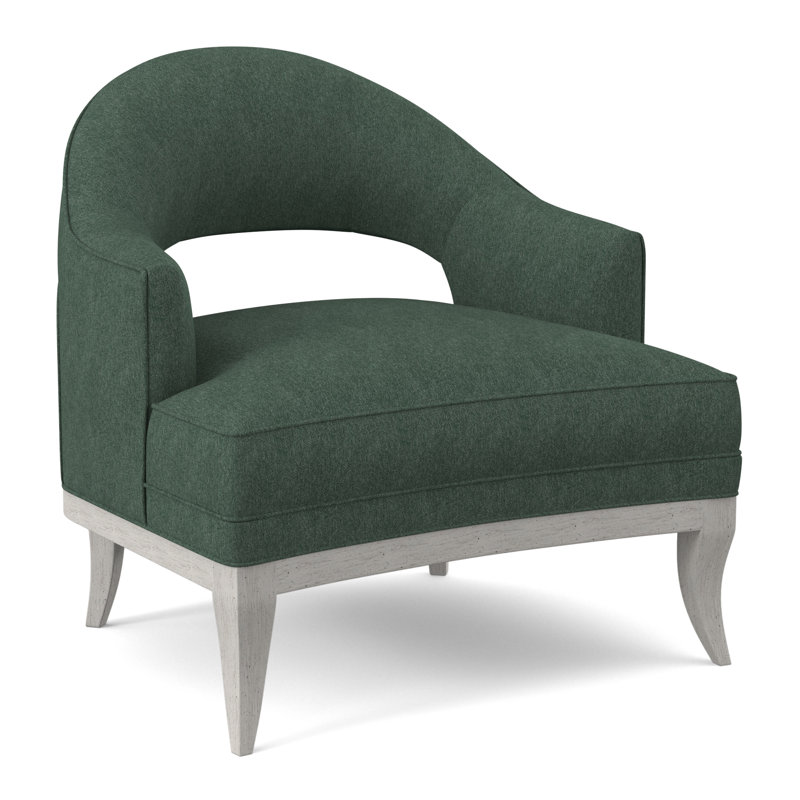 Mariposa Armchair, Bisque, Filigree Ivory 100% Polyester