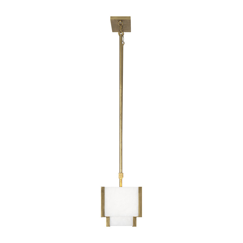Orleans 8-Light Linear Chandelier, Distressed Gold