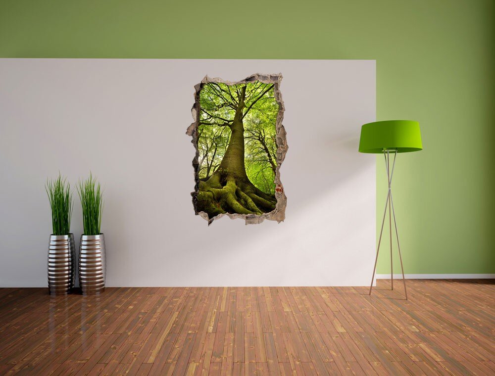 Wandtattoo Gigantischer Baum im Wald