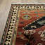 Tapis brun / noir en laine tissé à la machine Markcus-636425580