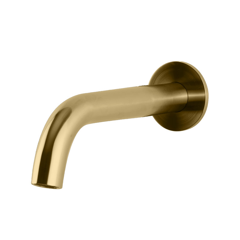 Opera Wall Tub Spout, Satin Brass