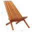 Chaise longue simple en acacia 23,2 po-1354329229