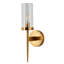 Applique murale dorée 1 lumière Transitional-26392608