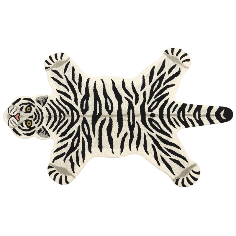 Labarbera Animal Print Wool Hand Woven 100cm X 160cm Area Rug