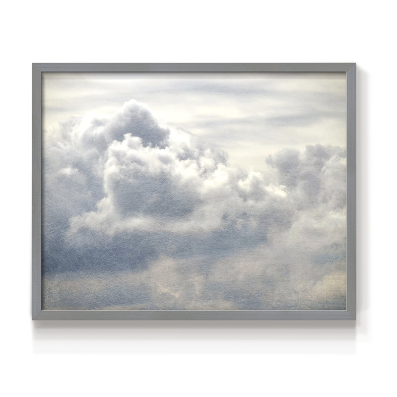 «From Above II», reproduction encadrée, Gris, H 11 po x l 14 po