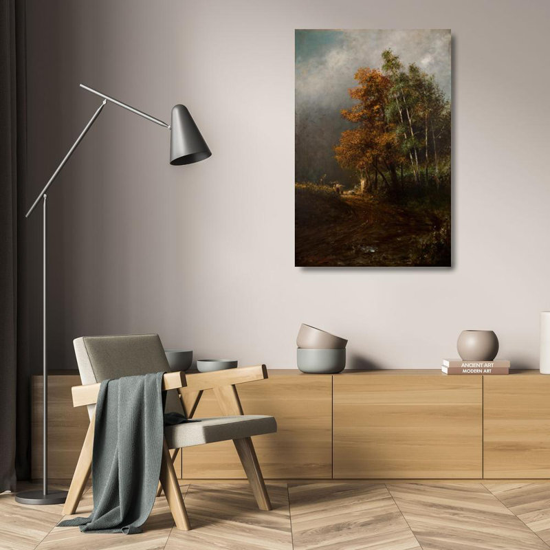 «Way-Side Shrine» par Warlyslaw Rossowski - Art mural sur toile tendue avec châssis, H 24 po x l 17 po