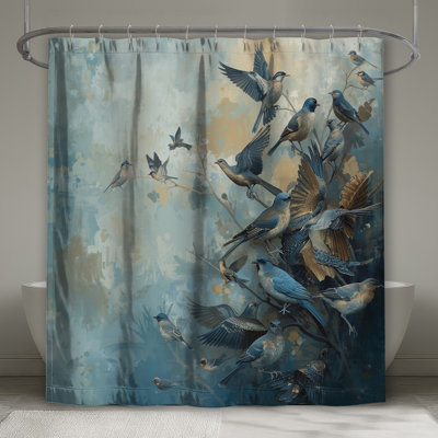 Rideaux de douche Blue Birds In Flight