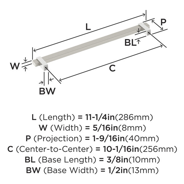 Dimensions du produit