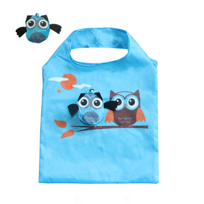 Backpack Owl Folding Shopping Bag Environmental Bag Cute Bag