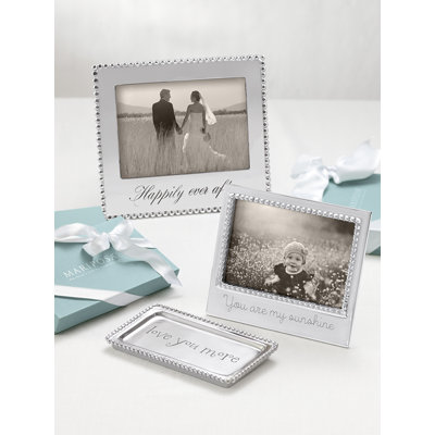 Expressions Silver Metal Beaded Picture Frame
