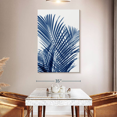 Harnek Palm Shadows indigo I