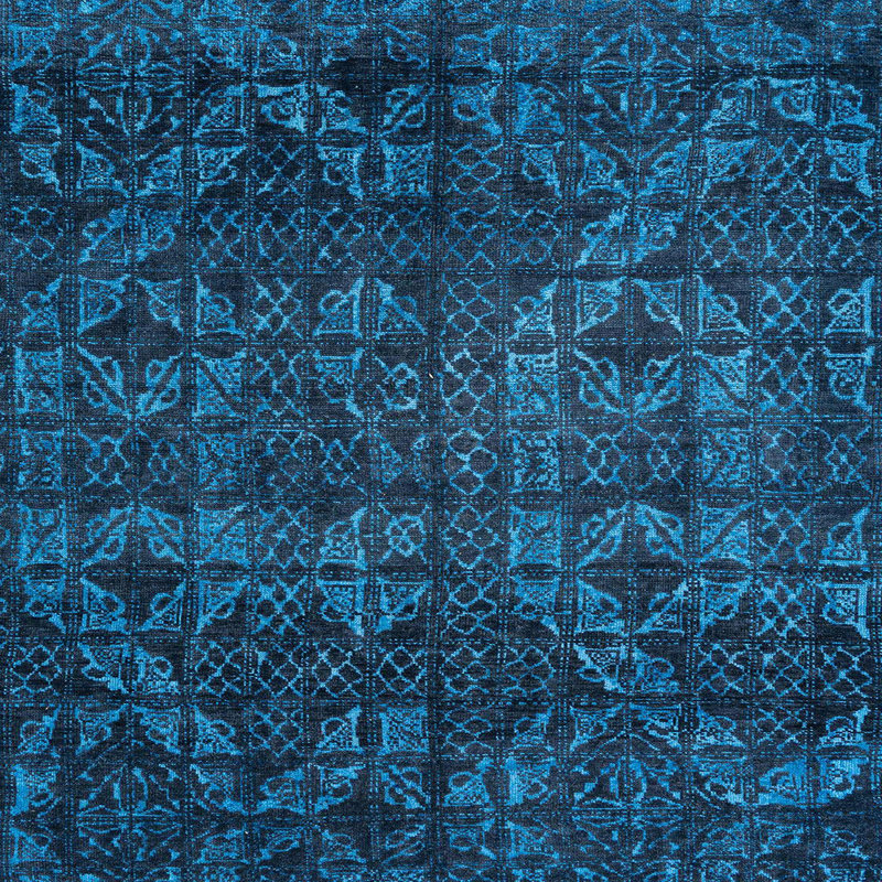 Abstract Indoor Rug, Square 6'