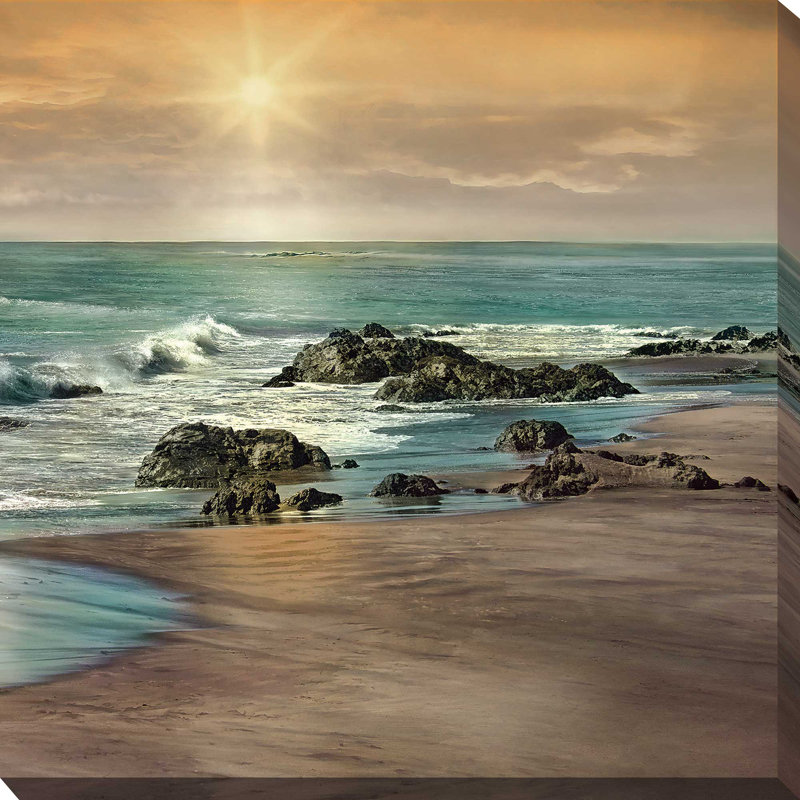 «Near Dusk» par Mike Calascibetta, reproduction sur toile, H 28 po x l 28 po x P 1,5 po, Toile tendue