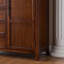 Six bucket cabinet solid wood carving locker