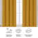 My Home Store Ultra-Soft Blackout Curtains Enguerran with Eyelets and Tie Backs