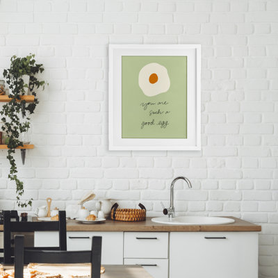 «You Are A Good Egg», reproduction encadrée sous verre, conception de SD Graphics Studio