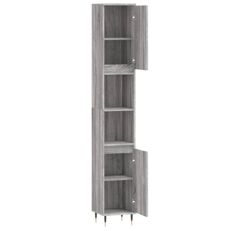 Bathroom Cabinet, Grey Sonoma