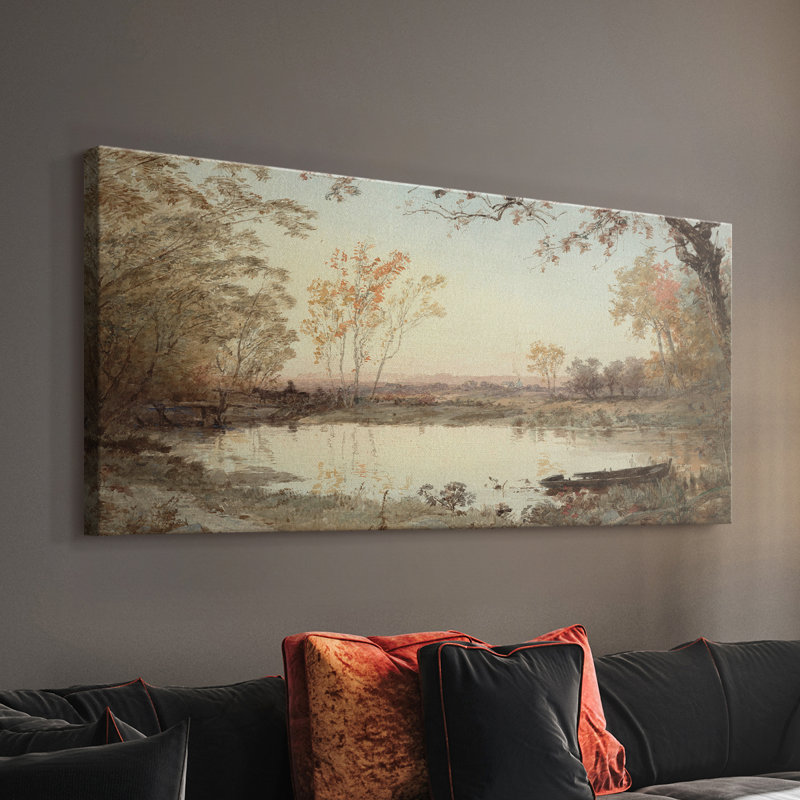 Série nautique-CDI - Toile tendue avec châssis - Prêt à accrocher, H 16 po x l 32 po