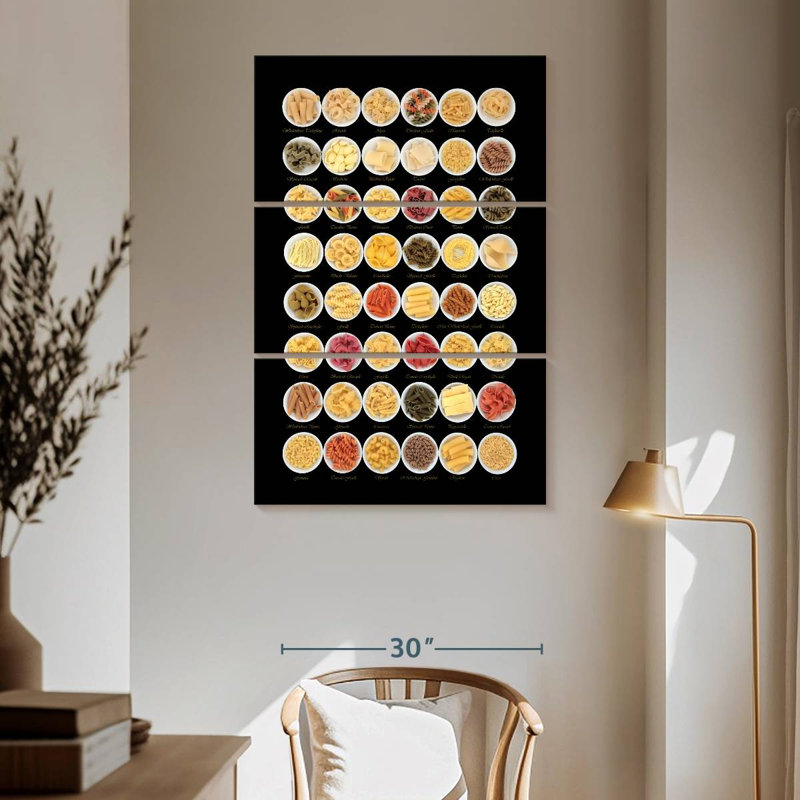 Yarlin Pasta Sampler, 65" H x 42" W