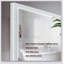 Miroir de meuble-lavabo à cadre 48 po x 32 po à DEL, cadre en aluminium avec lumières biseautées à angle biseauté à 45 °, 3 couleurs, antibuée, convenant à une décoration moderne