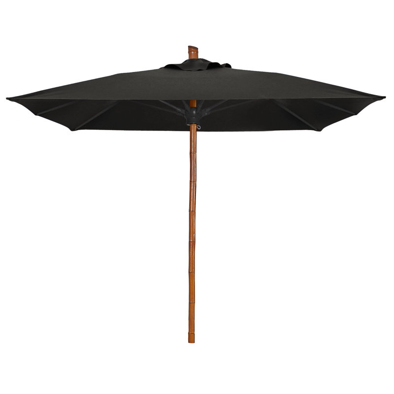 Parasol de marché carré 6 pi Prestige, Sunbrella® - noir