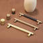 Paquet de 10 poignées d'armoire à conception moletée - Poignées de tiroir pour armoires de cuisine, commodes et meubles - Quincaillerie de fixation incluse-115641274-115641282