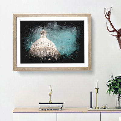 Capitol Hill White House - Framed Print