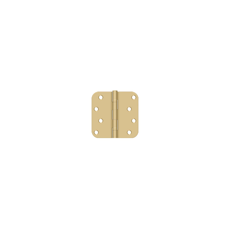 64'' x 64'' Steel Surface Mount Hinge, Brushed Brass