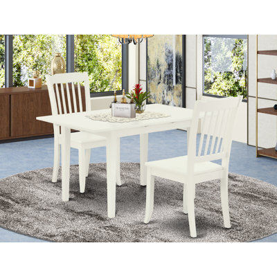 Kronos Extendable Solid Wood Top Four Leg Base Dining Set