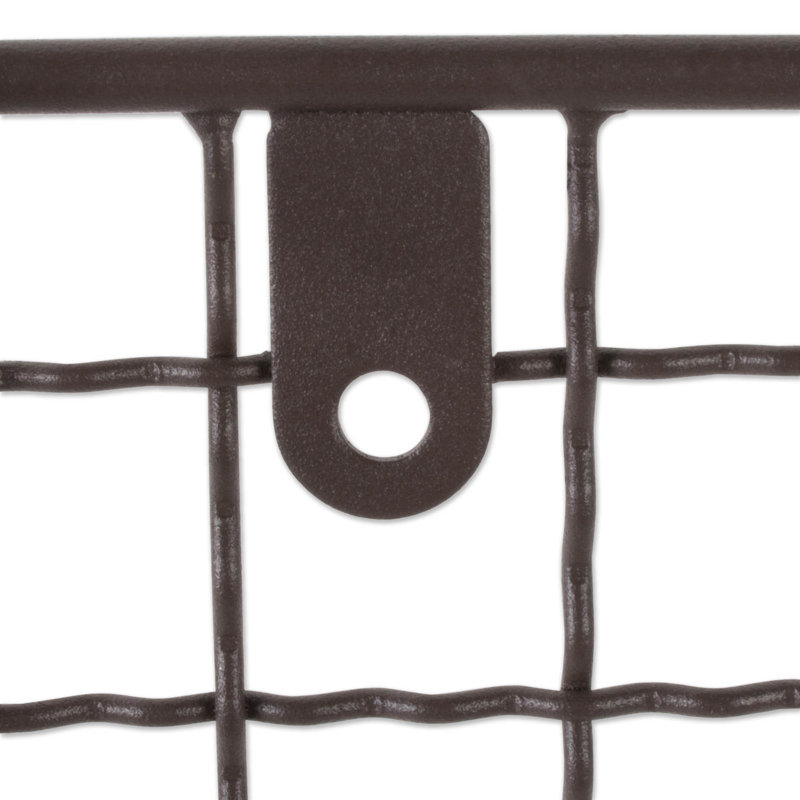 Porte-serviettes mural Kylertown, 9.85"H x 17.75"L x 5.5"W, Brown