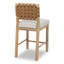 Tabouret de comptoir tissé Colleen