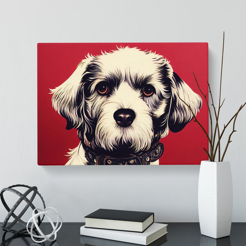 Dog Vol.7 - Wrapped Canvas Print, 35cm H x 50cm W x 3cm D