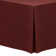 Ultimate Textile Fitted Polyester Tablecloth Rectangular Tables