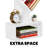 Sorbus 44.25"H x 15"W Tree 7 Tier Bookshelf with Storage Shelf, Cable Access, and Non-Slip Pads, White-115667332