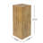 Wood-Look Square-Column MGO End Table-1805930180-1801274925
