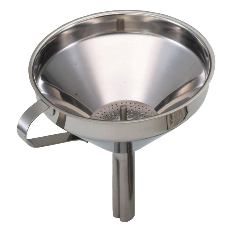 Stainless Steel Funnel with Removable Filter