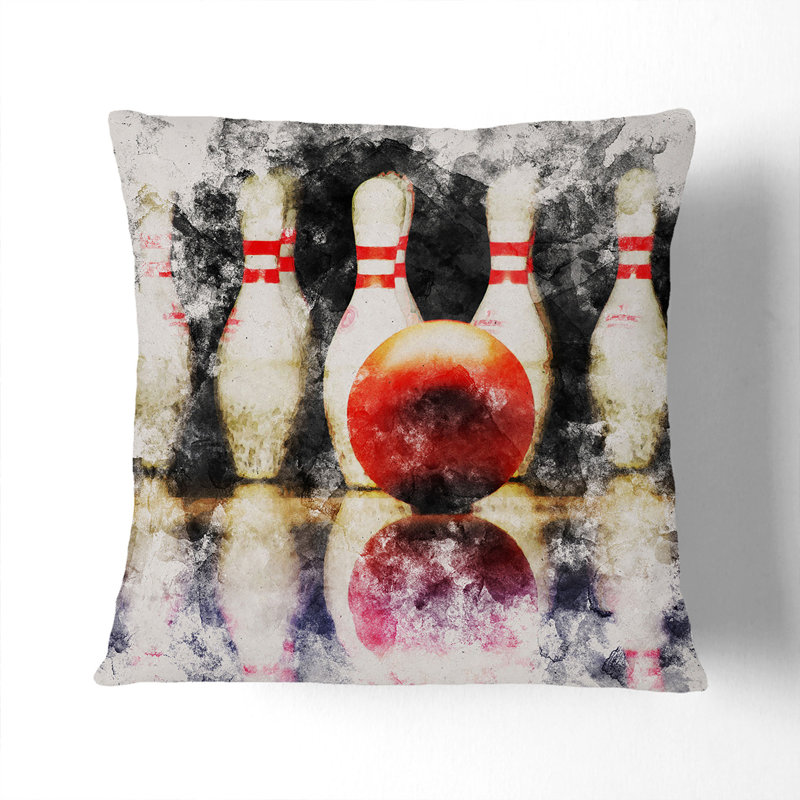 Square Cushion, 55cm H x 55cm W x 20cm D, Black